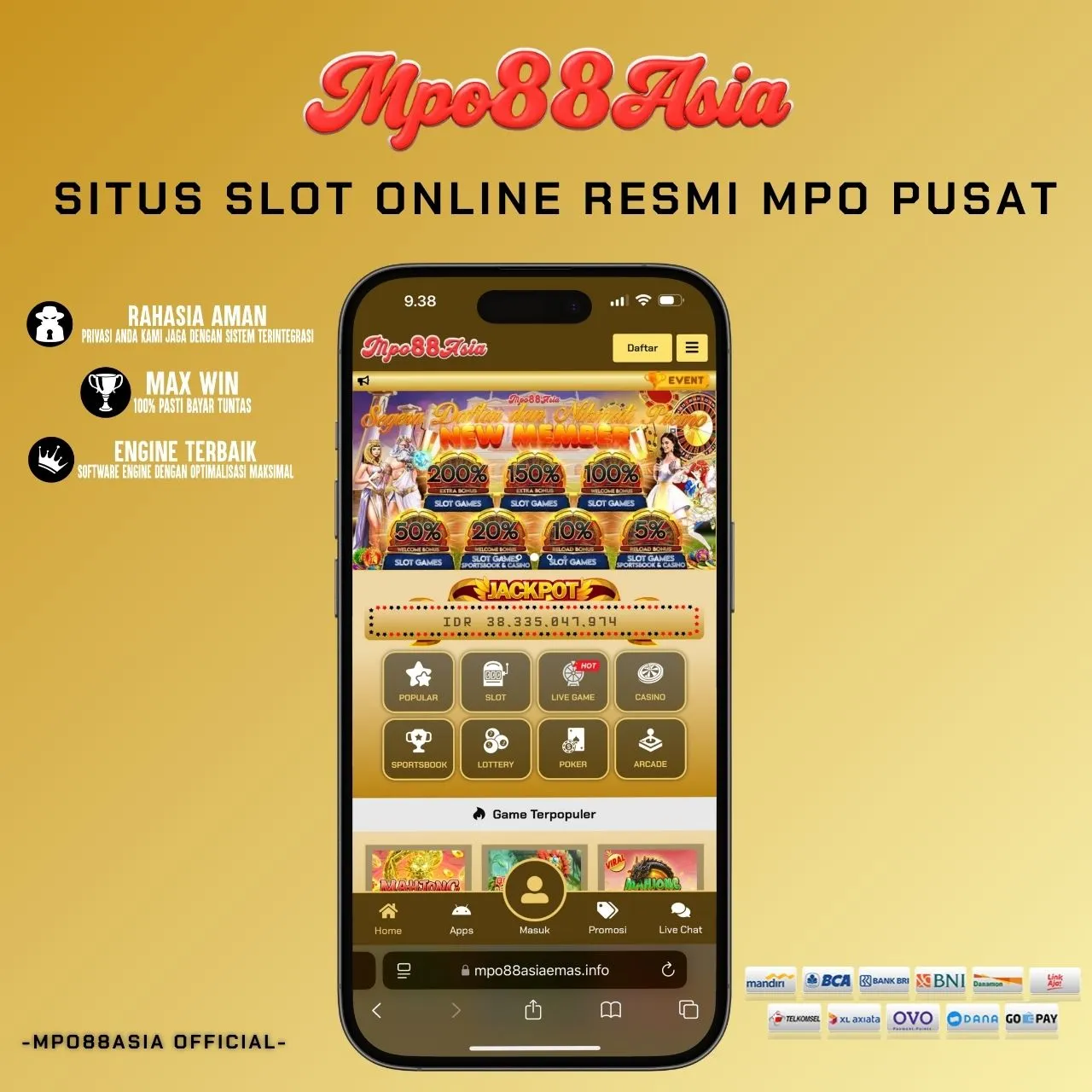 MPO88ASIA: Situs Slot Resmi Terpercaya